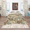Designart 'Floral Pattern with Doodles & Cucumbers' Bohemian & Eclectic Bedding Set - Duvet Cover & Shams